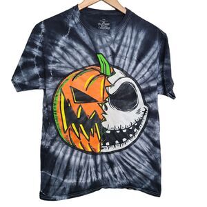 Disney The Nightmare Before Christmas Graphic T-Shirt SZ S/M‎ Pumkin Halloween